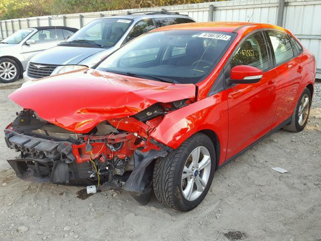 1FADP3F22DL344687 - 2013 FORD FOCUS SE RED photo 2