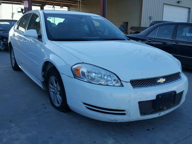 2G1WA5E34C1128623 - 2012 CHEVROLET IMPALA LS WHITE photo 1