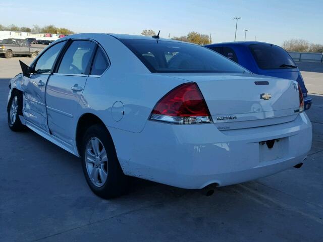 2G1WA5E34C1128623 - 2012 CHEVROLET IMPALA LS WHITE photo 3