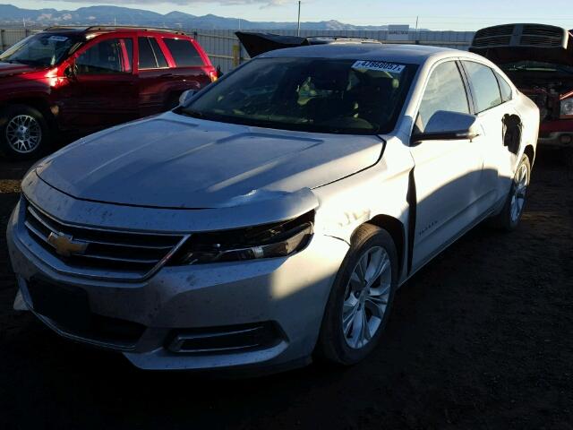 1G1125S39EU112128 - 2014 CHEVROLET IMPALA LT SILVER photo 2