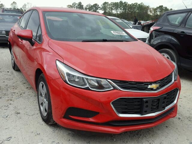 1G1BC5SM8H7160104 - 2017 CHEVROLET CRUZE LS RED photo 1