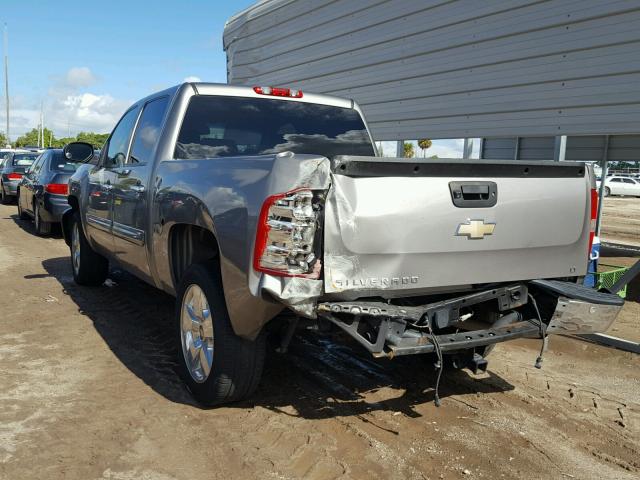 3GCEC23J29G262088 - 2009 CHEVROLET SILVERADO GRAY photo 3