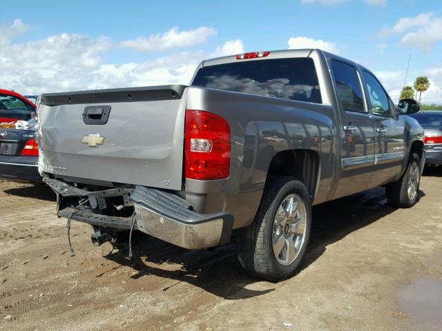 3GCEC23J29G262088 - 2009 CHEVROLET SILVERADO GRAY photo 4