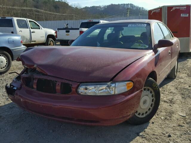 2G4WS52J231173921 - 2003 BUICK CENTURY CU MAROON photo 2