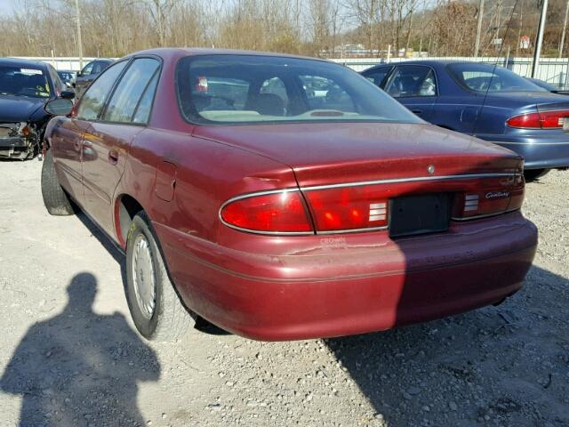 2G4WS52J231173921 - 2003 BUICK CENTURY CU MAROON photo 3