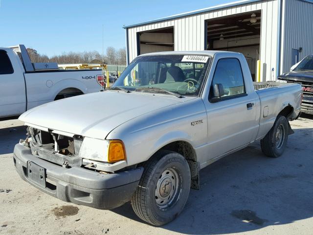 1FTYR10D22TA73700 - 2002 FORD RANGER SILVER photo 2