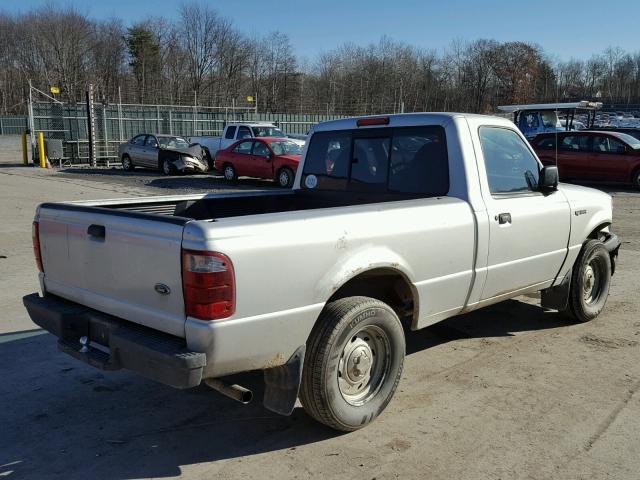 1FTYR10D22TA73700 - 2002 FORD RANGER SILVER photo 4