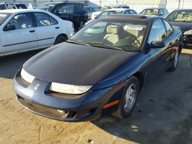 1G8ZH1275WZ144884 - 1998 SATURN SC2 BLUE photo 2