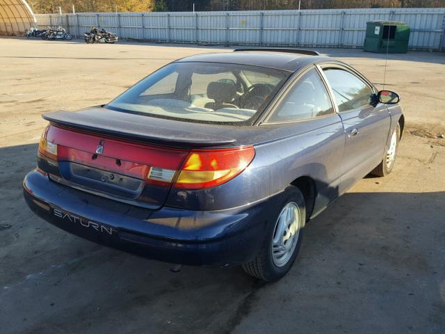1G8ZH1275WZ144884 - 1998 SATURN SC2 BLUE photo 4