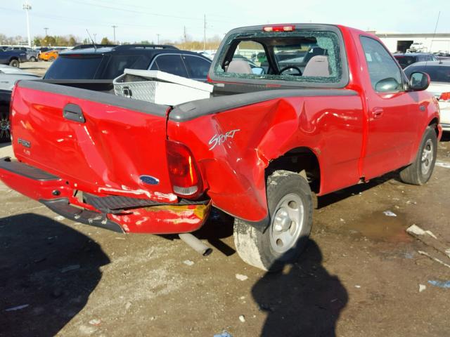 1FTRF17223NA83666 - 2003 FORD F150 RED photo 4