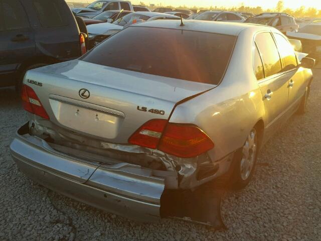 JTHBN30F030102529 - 2003 LEXUS LS 430 SILVER photo 4