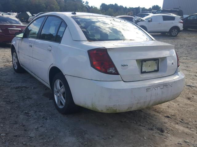 1G8AJ55F87Z151177 - 2007 SATURN ION LEVEL WHITE photo 3