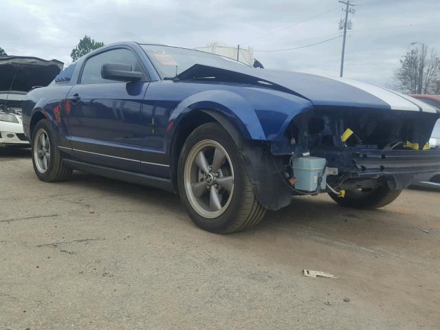 1ZVFT80N275263502 - 2007 FORD MUSTANG BLUE photo 1