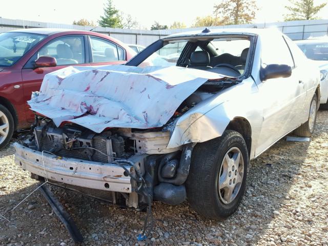 1G1JC12F537145705 - 2003 CHEVROLET CAVALIER SILVER photo 2