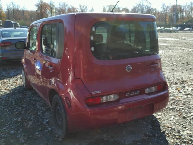 JN8AZ2KR0AT171174 - 2010 NISSAN CUBE BASE RED photo 3