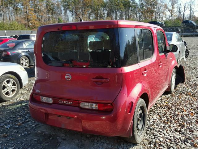 JN8AZ2KR0AT171174 - 2010 NISSAN CUBE BASE RED photo 4