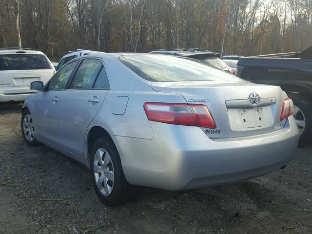 4T4BE46K87R009320 - 2007 TOYOTA CAMRY NEW SILVER photo 3