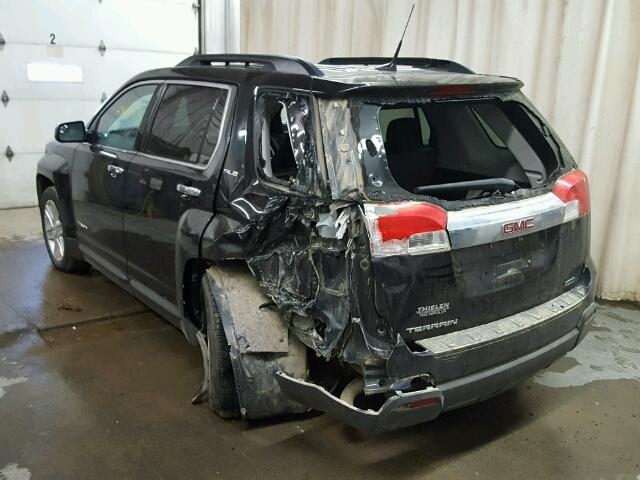 2GKALSEK6C6205159 - 2012 GMC TERRAIN SL BLACK photo 3