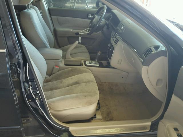 5NPEU46F56H004103 - 2006 HYUNDAI SONATA GLS BLUE photo 5