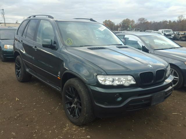 WBAFA53501LM61384 - 2001 BMW X5 3.0I GREEN photo 1