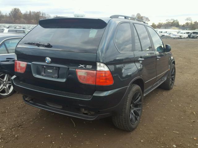 WBAFA53501LM61384 - 2001 BMW X5 3.0I GREEN photo 4