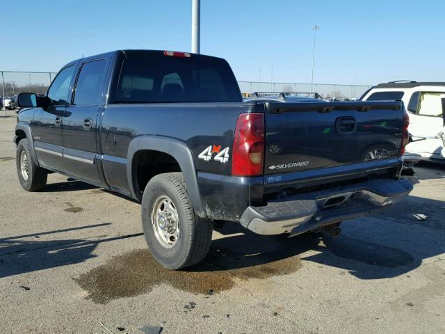 1GCGK13U03F100002 - 2003 CHEVROLET SILVERADO BLACK photo 3