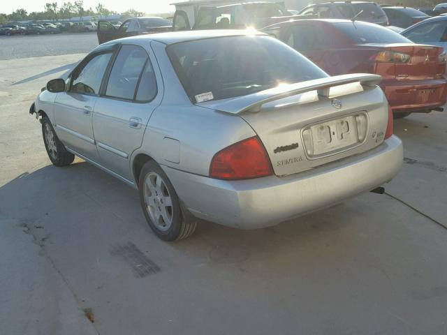 3N1CB51D56L474370 - 2006 NISSAN SENTRA 1.8 SILVER photo 3