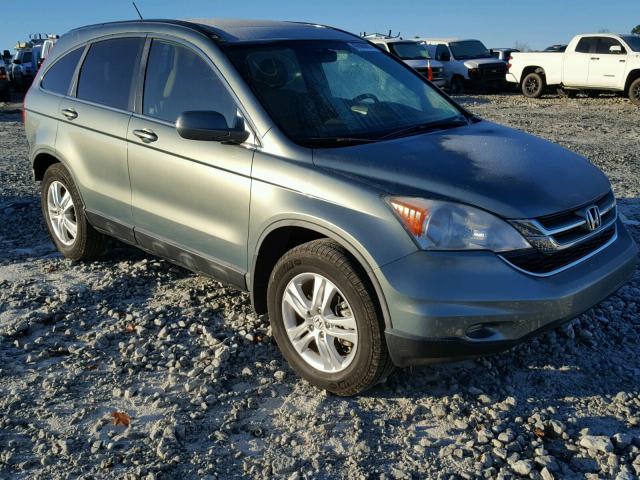 5J6RE3H74BL039407 - 2011 HONDA CR-V EXL BLUE photo 1