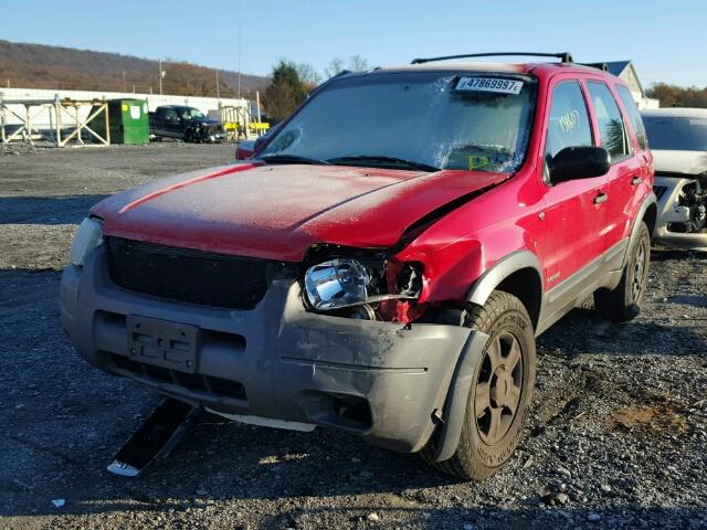 1FMYU04151KE80127 - 2001 FORD ESCAPE XLT RED photo 2