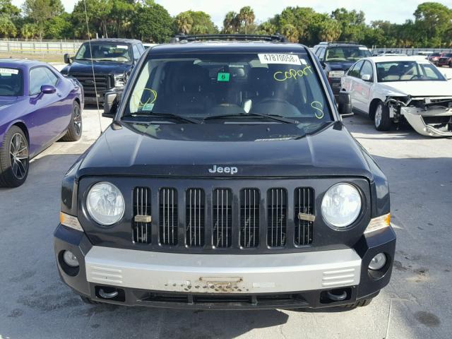 1J4NF4GB6AD519030 - 2010 JEEP PATRIOT LI BLACK photo 9