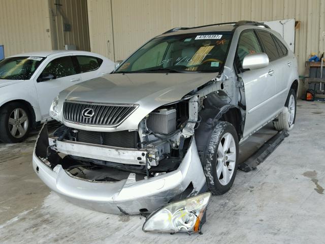 2T2HA31U45C071293 - 2005 LEXUS RX 330 GRAY photo 2