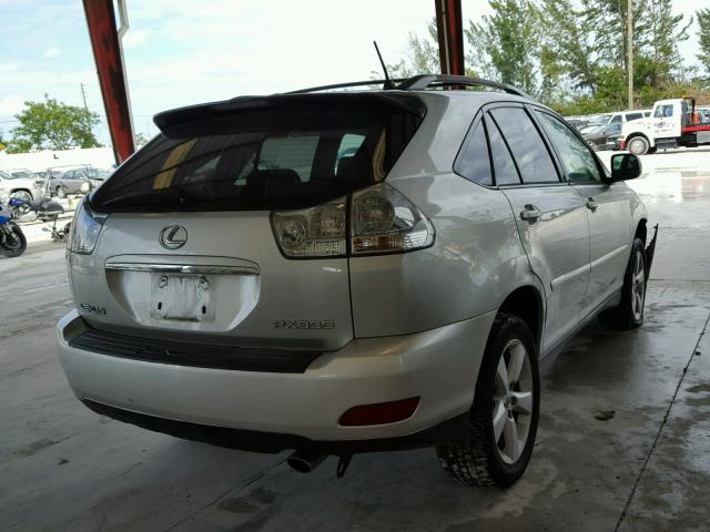 2T2HA31U45C071293 - 2005 LEXUS RX 330 GRAY photo 4