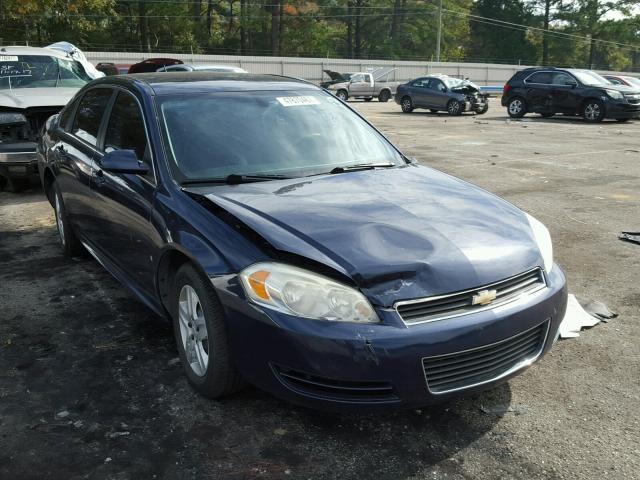 2G1WB57K591323883 - 2009 CHEVROLET IMPALA LS BLUE photo 1