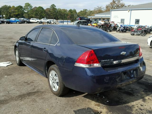 2G1WB57K591323883 - 2009 CHEVROLET IMPALA LS BLUE photo 3