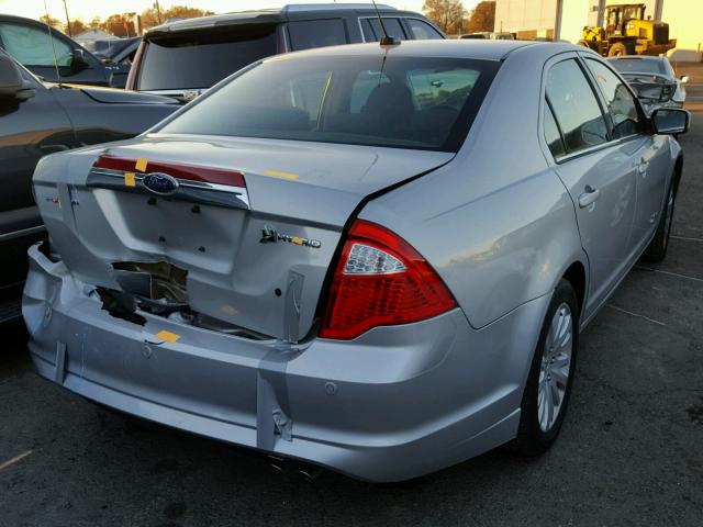 3FADP0L34AR366635 - 2010 FORD FUSION HYB GRAY photo 4