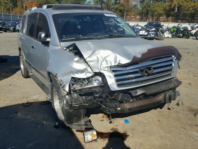 5N3AA08A95N805071 - 2005 INFINITI QX56 SILVER photo 1