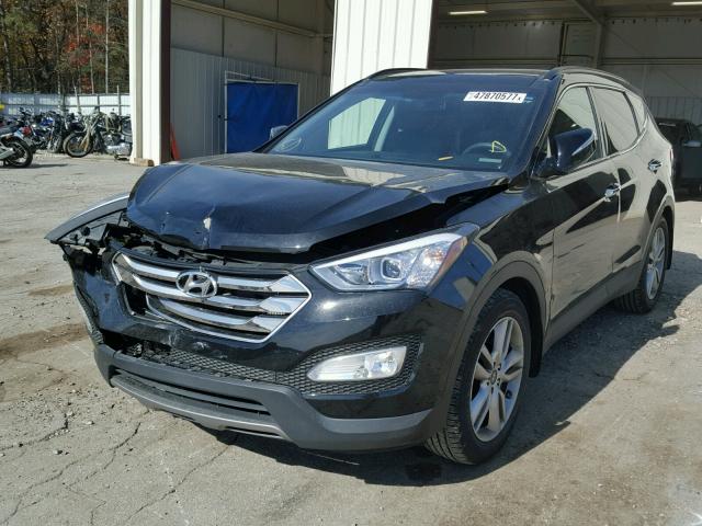 5XYZW4LA8FG264054 - 2015 HYUNDAI SANTA FE S BLACK photo 2