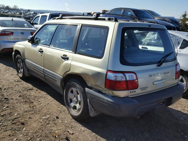 JF1SF63541H727121 - 2001 SUBARU FORESTER L GOLD photo 3