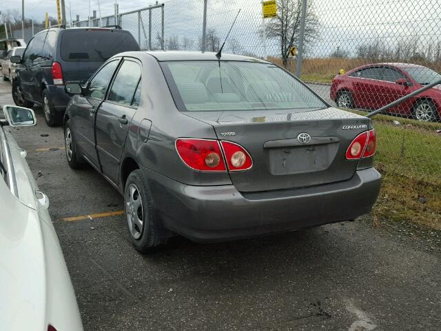 2T1BR32E97C849021 - 2007 TOYOTA COROLLA CE GRAY photo 3