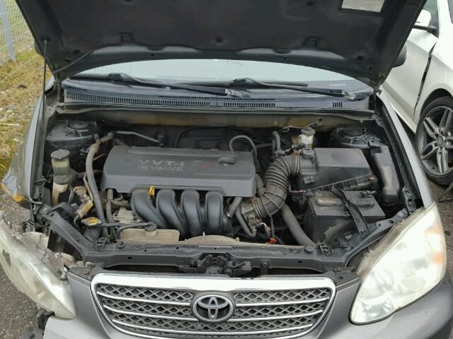 2T1BR32E97C849021 - 2007 TOYOTA COROLLA CE GRAY photo 7