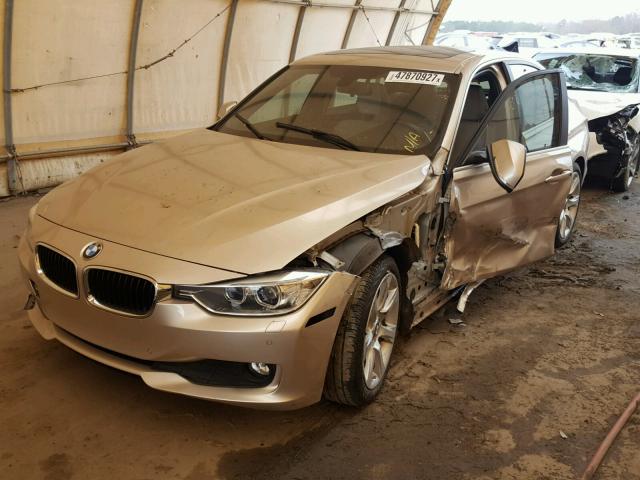 WBA3B1G55FNN91384 - 2015 BMW 320 I GOLD photo 2