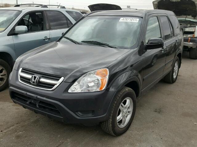 JHLRD77813C037063 - 2003 HONDA CR-V EX BLACK photo 2