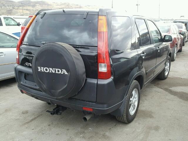 JHLRD77813C037063 - 2003 HONDA CR-V EX BLACK photo 4