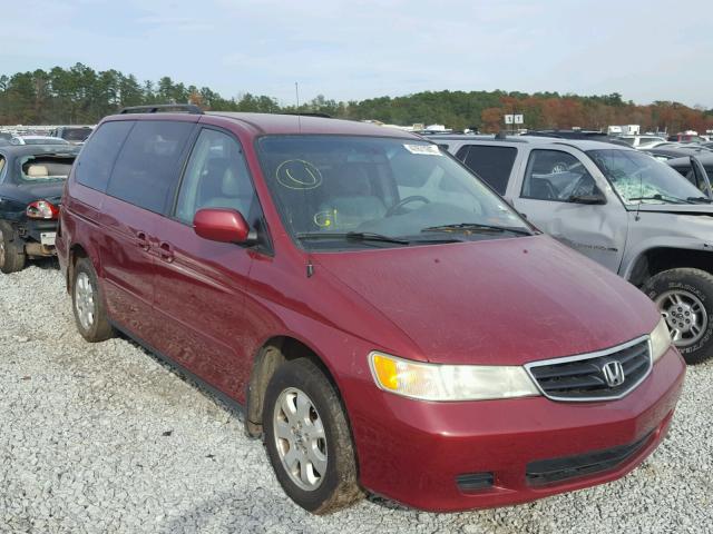 5FNRL187X2B054111 - 2002 HONDA ODYSSEY EX BURGUNDY photo 1