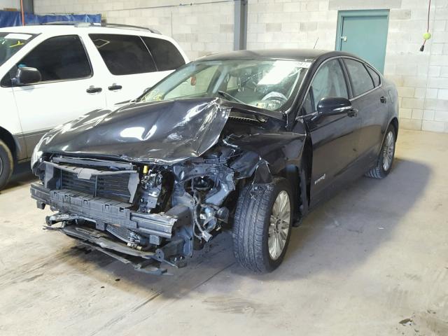 3FA6P0LU0DR248586 - 2013 FORD FUSION SE CHARCOAL photo 2