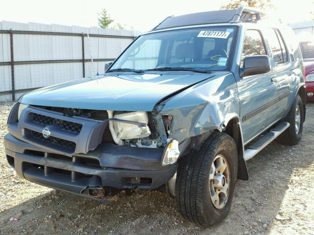 5N1ED28Y71C582478 - 2001 NISSAN XTERRA XE BLUE photo 2