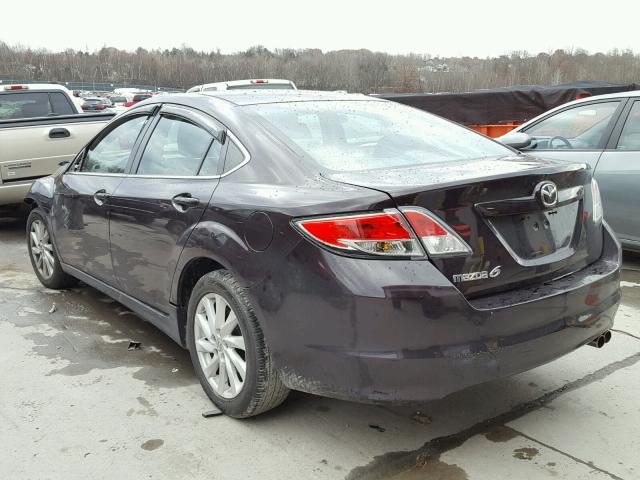 1YVHZ8CH6B5M23352 - 2011 MAZDA 6 I MAROON photo 3