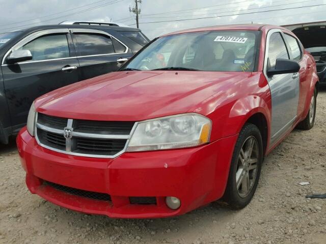 1B3LC56K18N296432 - 2008 DODGE AVENGER SX RED photo 2