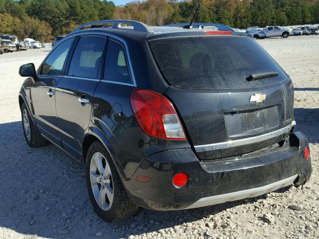 3GNAL4EK9DS547447 - 2013 CHEVROLET CAPTIVA LT BLACK photo 3