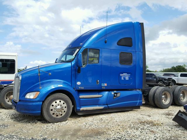 1XKFD49X1DJ320891 - 2013 KENWORTH CONSTRUCTI BLUE photo 9